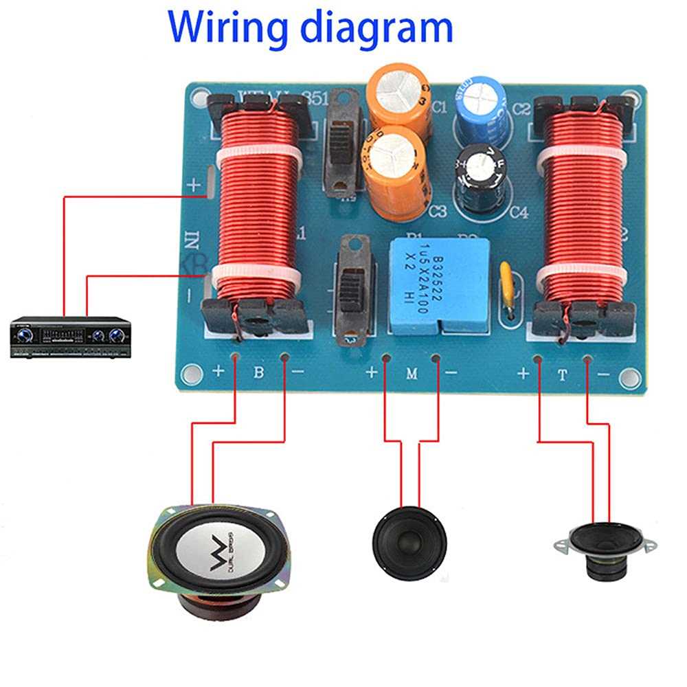 3 way speaker crossover wiring diagram