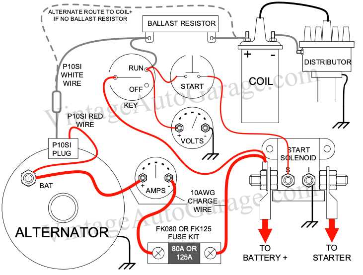 3 wire alternator wiring diagram