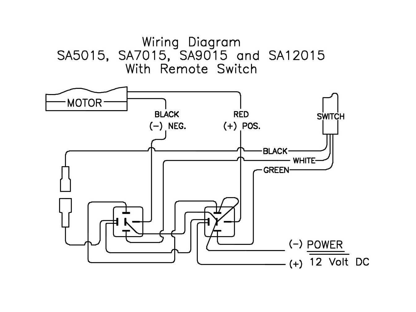 3 wire winch wiring diagram