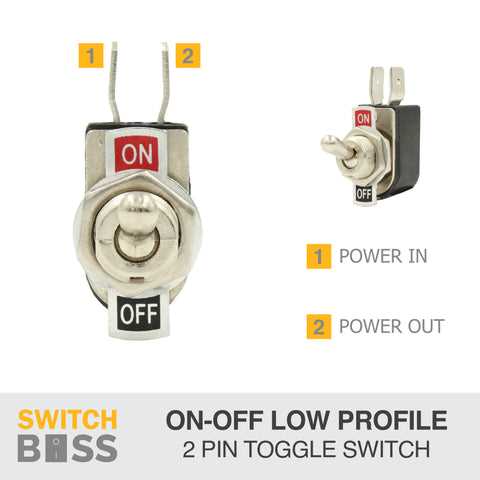 3 pin on off on toggle switch wiring diagram