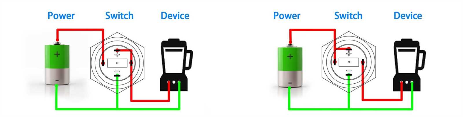 3 pin push button switch wiring diagram