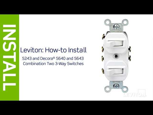 3 way double switch wiring diagram