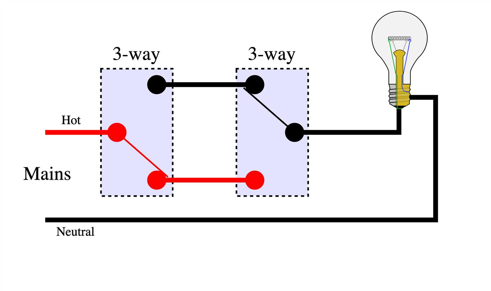 3 way lamp switch wiring diagram