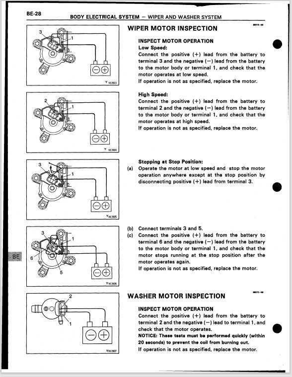 3 wire wiper motor wiring diagram