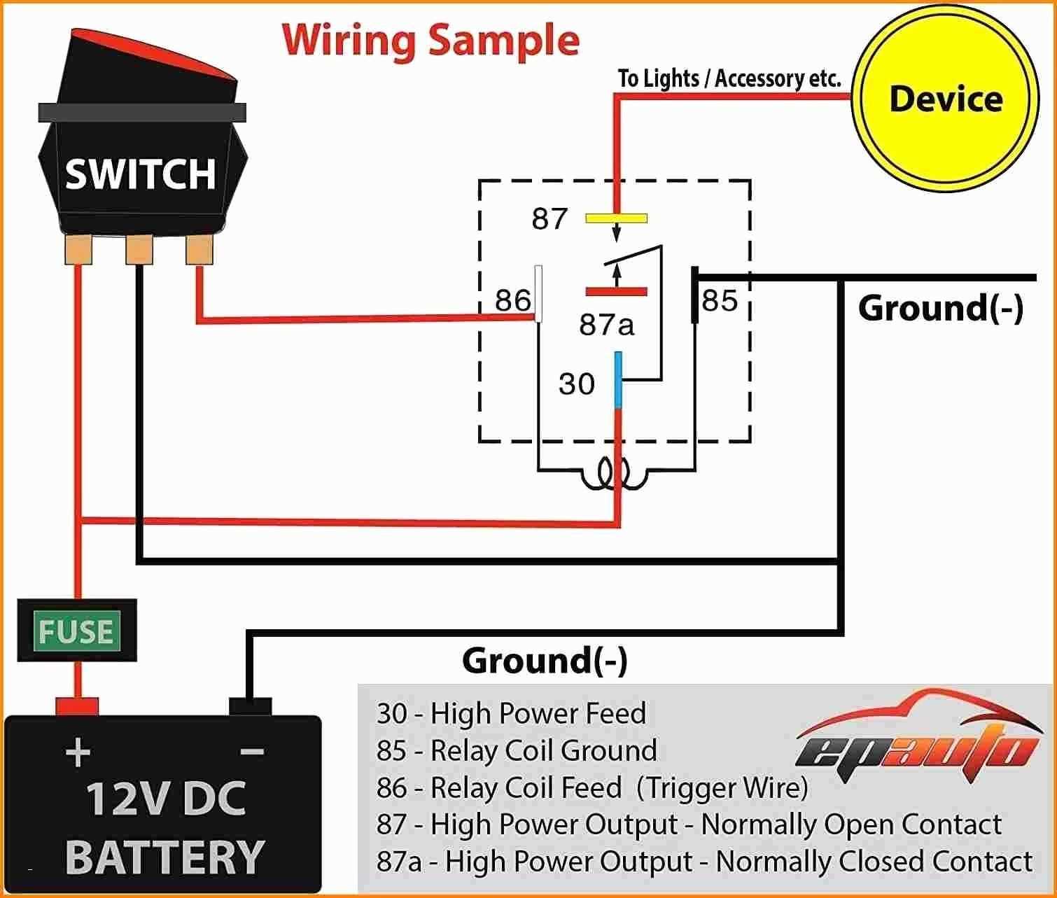 30 amp relay wiring diagram