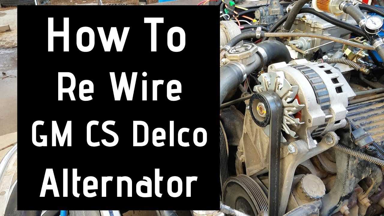 350 chevy alternator wiring diagram