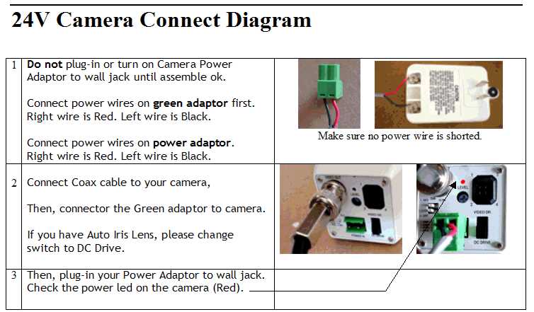 4 pin camera wiring diagram