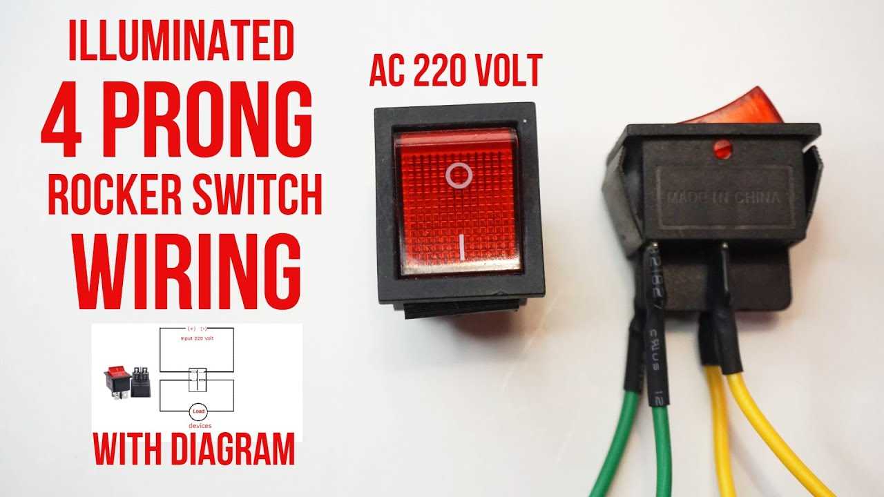 4 prong rocker switch wiring diagram