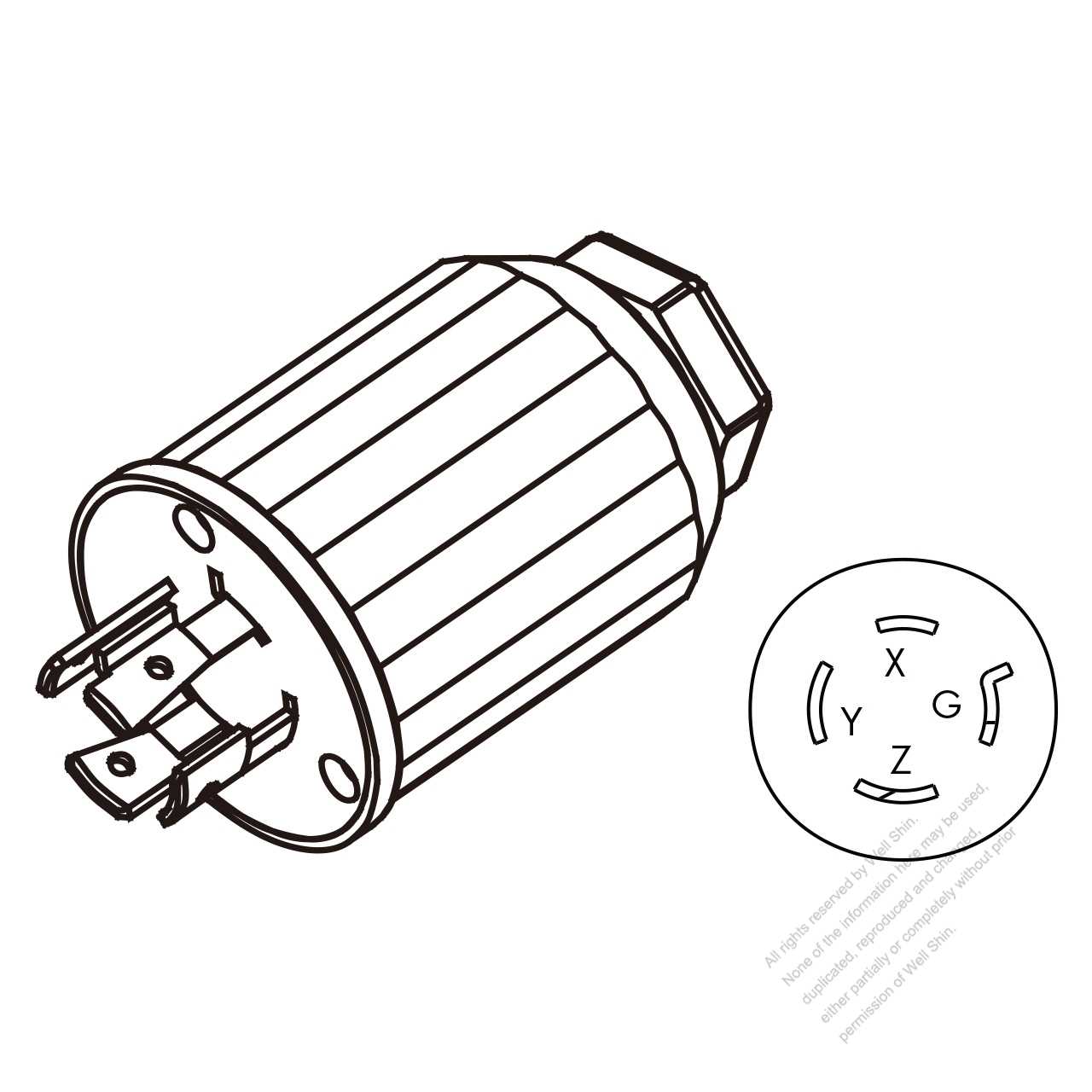 4 wire 3 phase plug wiring diagram