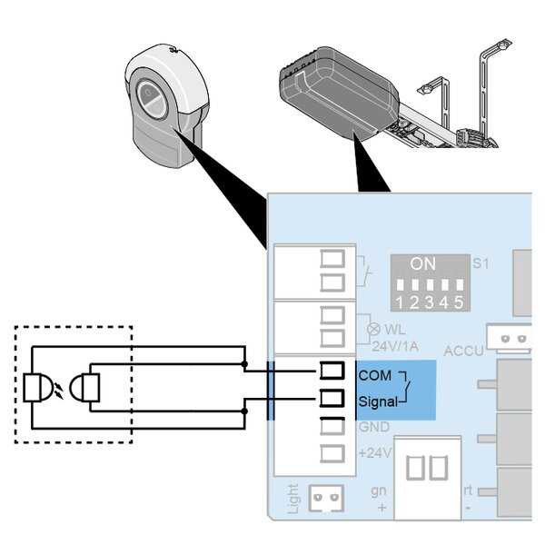 4 wire garage door opener wiring diagram