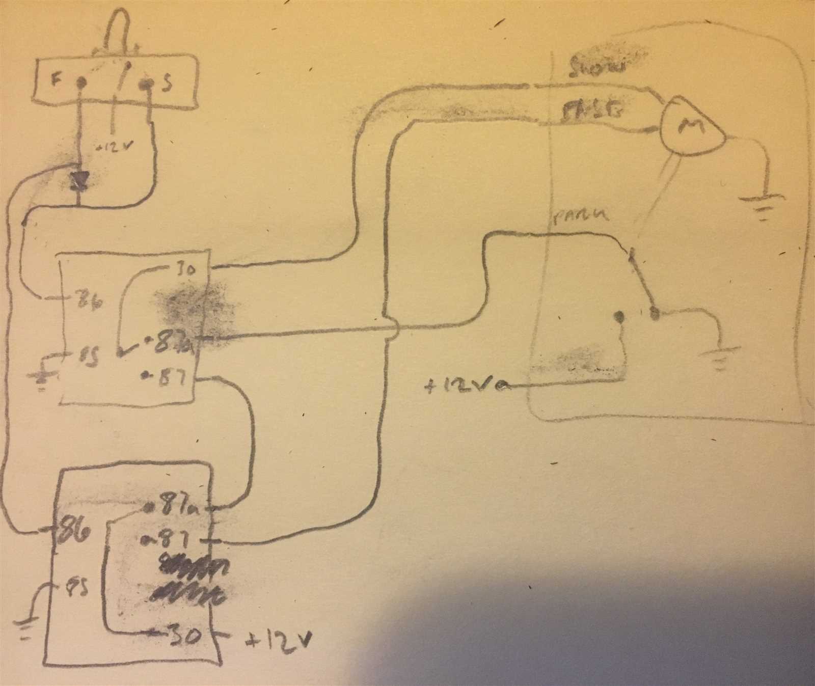 4 wire wiper motor wiring diagram