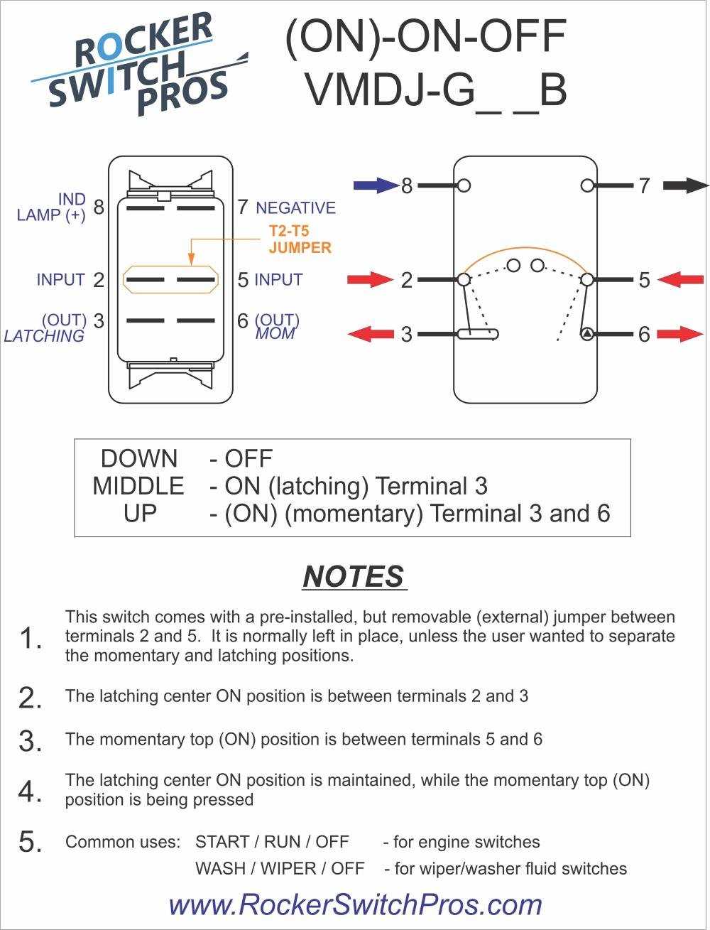 4 pin toggle switch wiring diagram