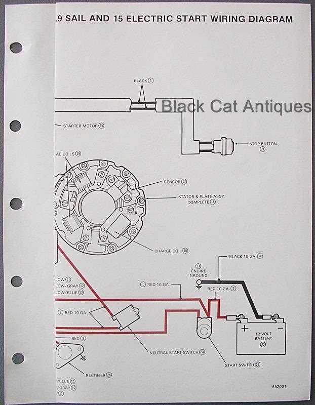 4 stroke mercury outboard wiring diagram schematic