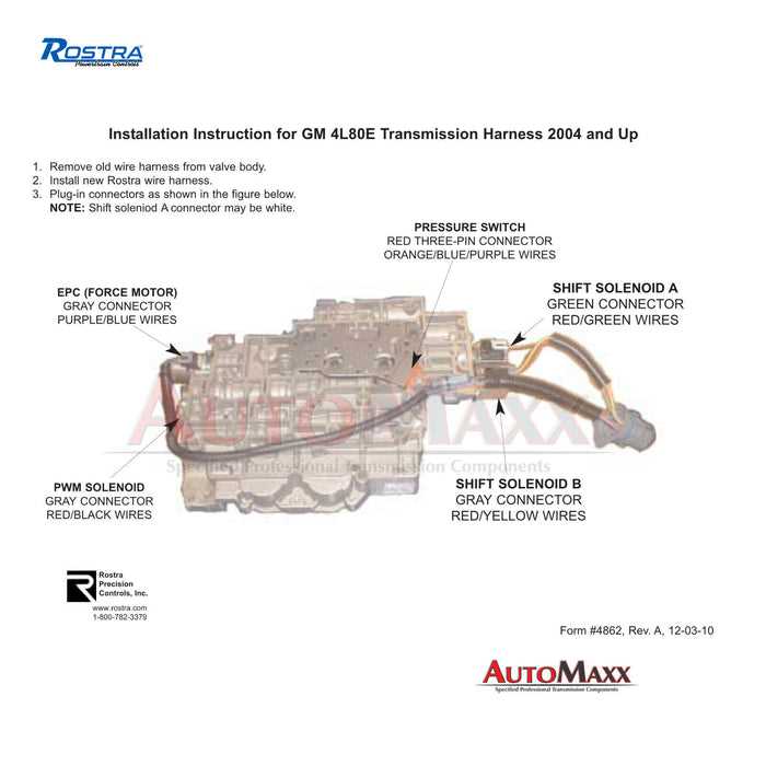 4l80e transmission 4l80e external wiring harness diagram