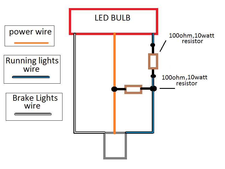 5 wire led tail light wiring diagram