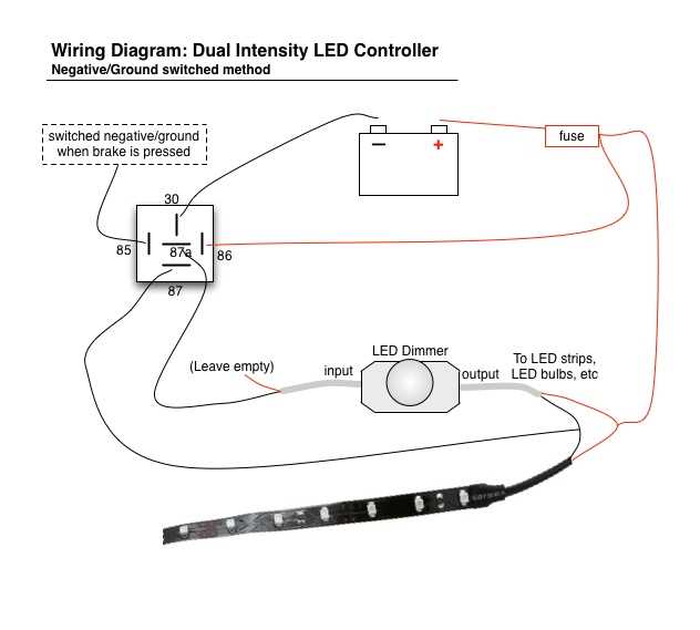 5 wire led tail light wiring diagram