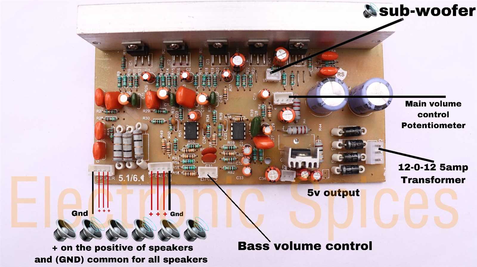 5.1 home theater wiring diagram