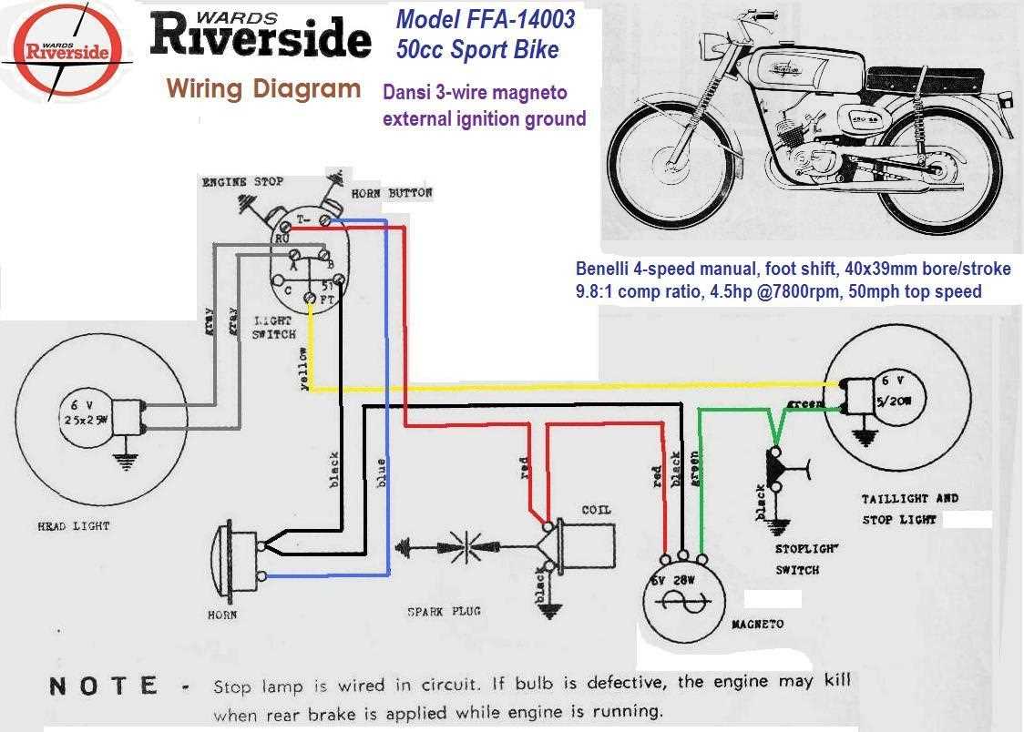 50cc moped wiring diagram