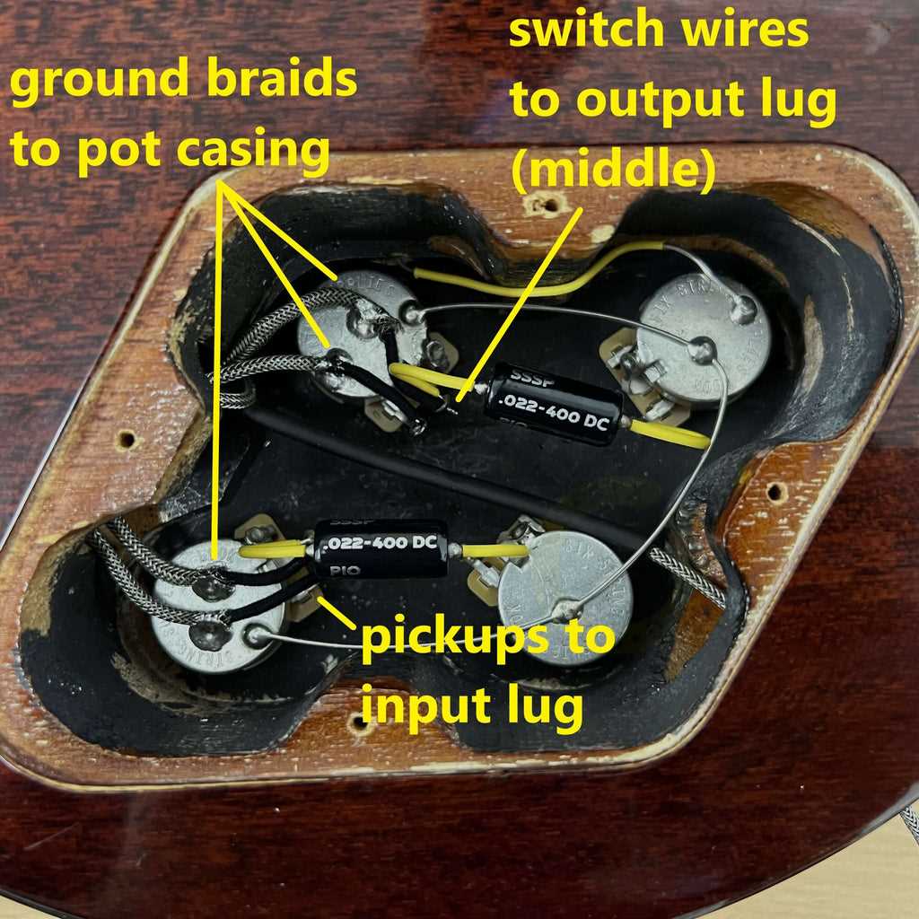 50s wiring les paul diagram