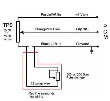 6 pin accelerator pedal position sensor wiring diagram