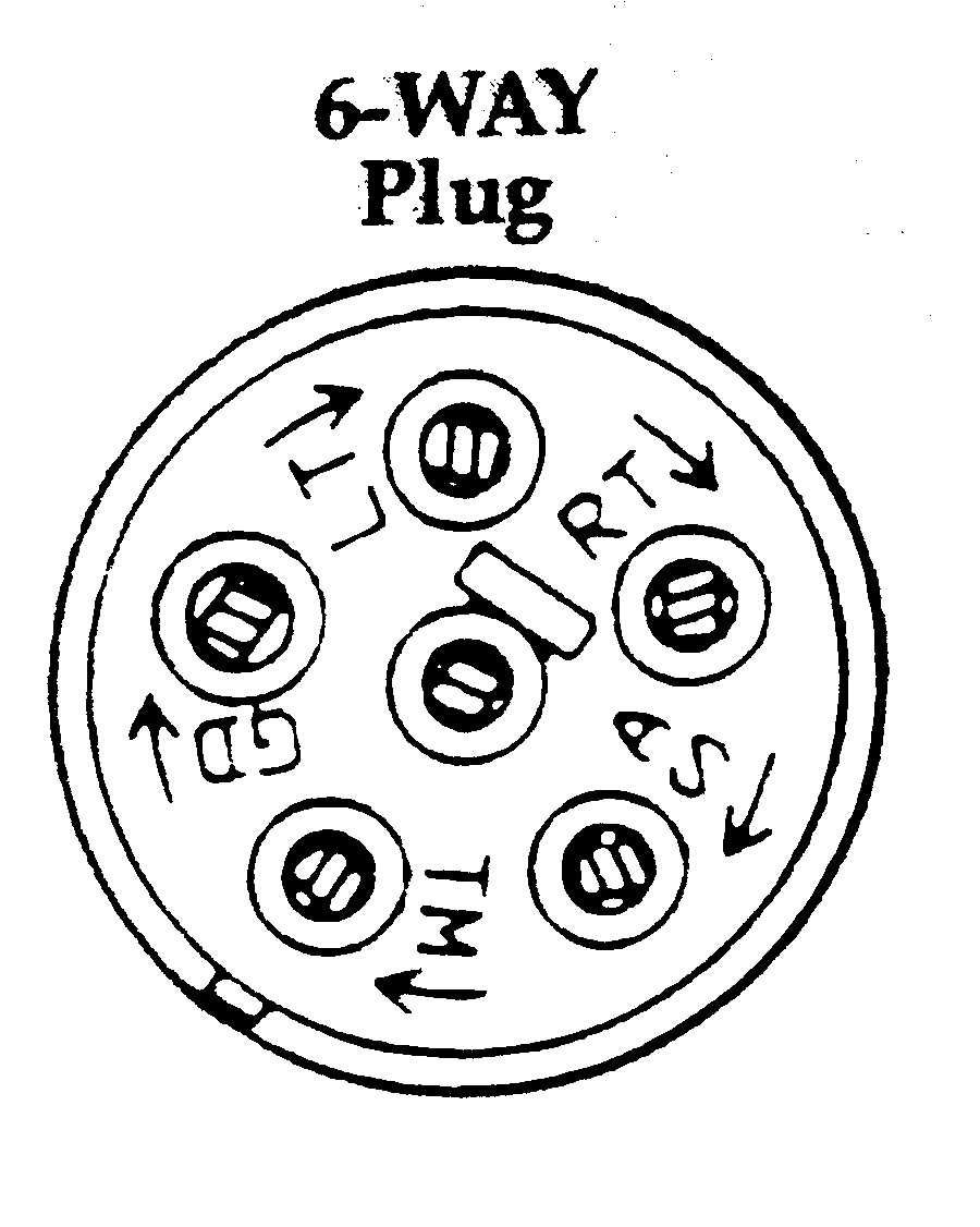 6 way trailer connector wiring diagram