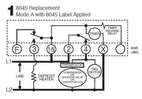 9145 00 defrost timer wiring diagram