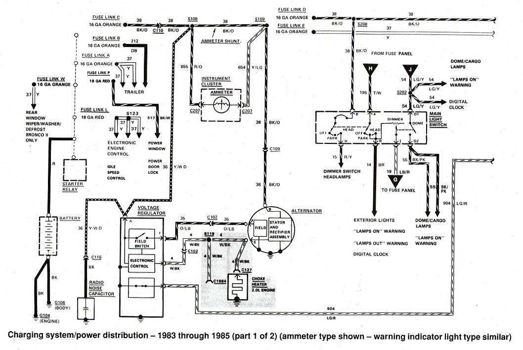94 ford ranger radio wiring diagram