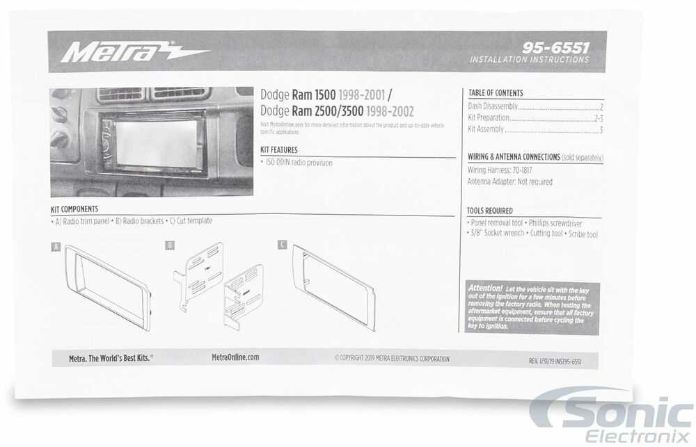 98 dodge ram 1500 radio wiring diagram