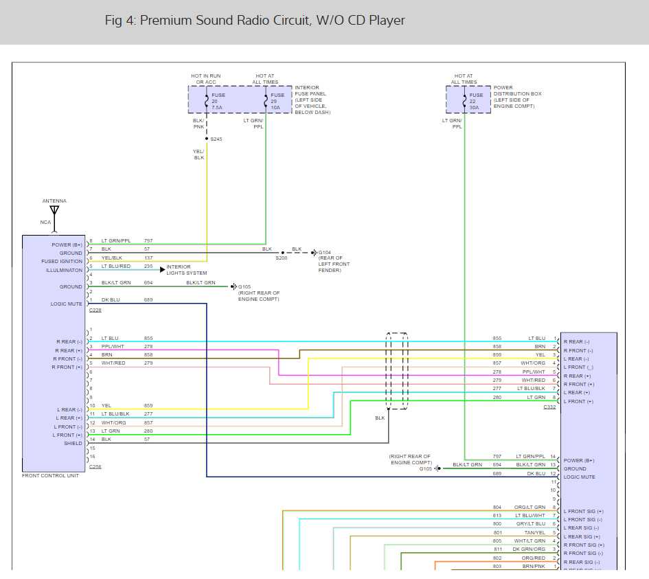 98 ford explorer radio wiring diagram