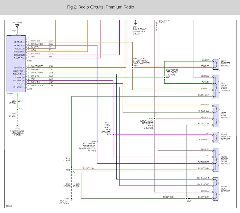 99 dodge dakota radio wiring diagram