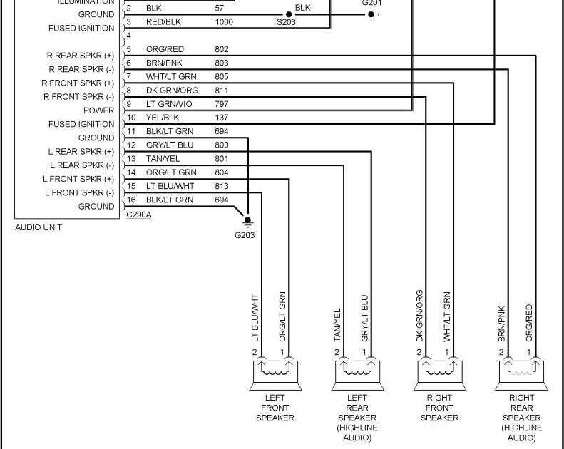 99 ford ranger stereo wiring diagram