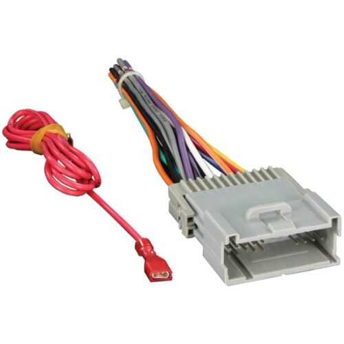 aftermarket radio wiring harness diagram