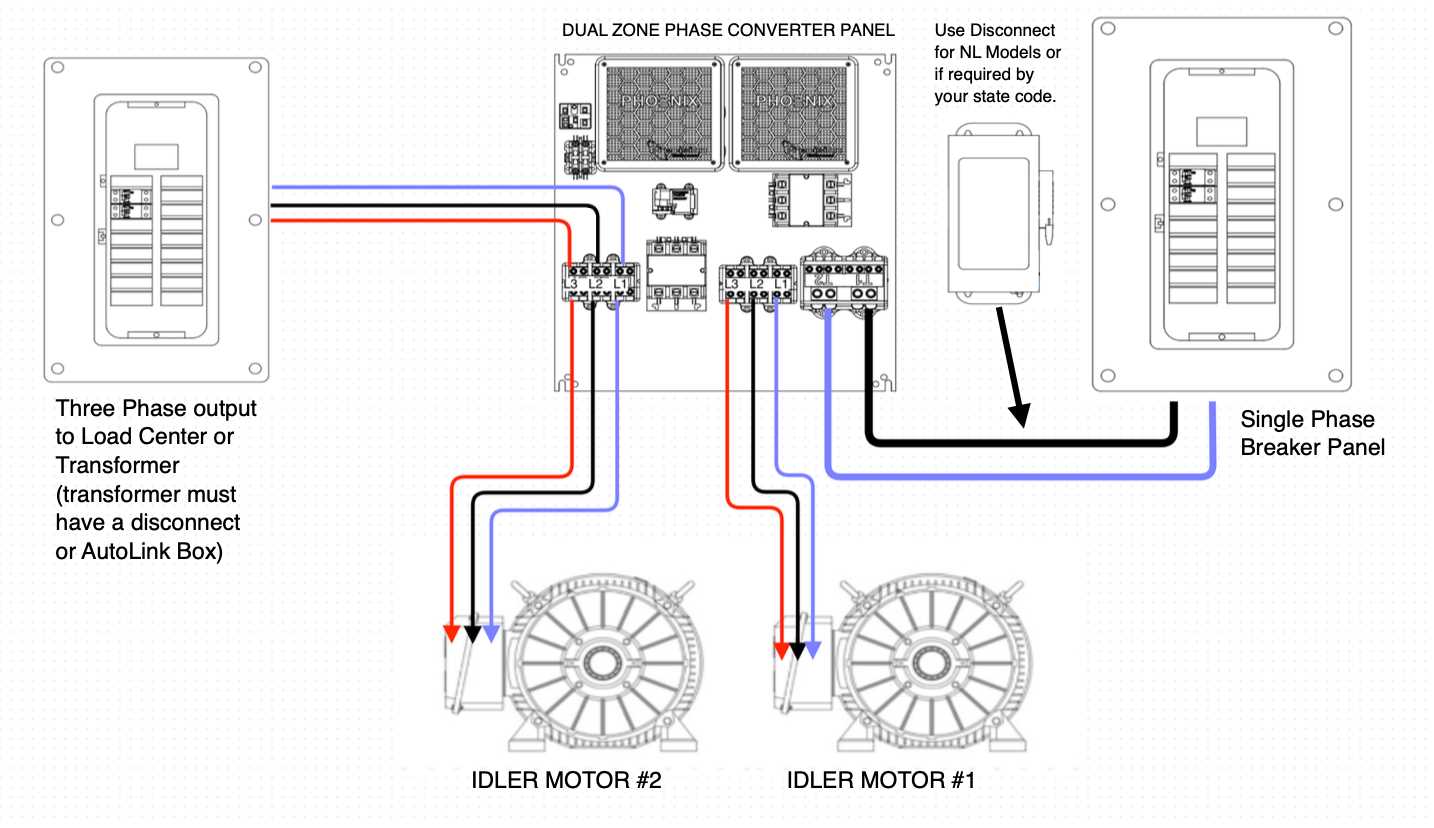 american rotary phase converter wiring diagram