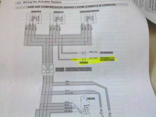 arb compressor wiring diagram