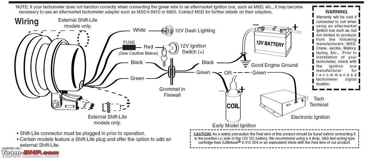 autometer shift light wiring diagram