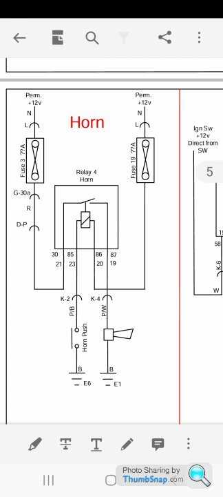 automotive horn wiring diagram