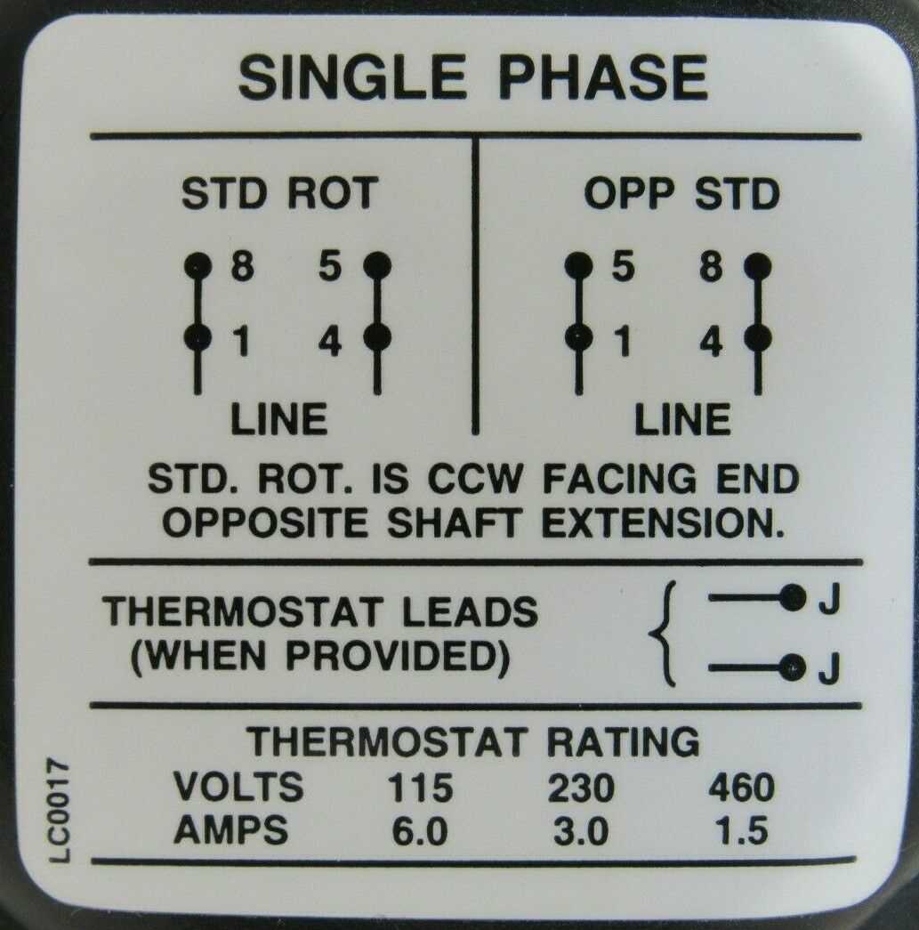 baldor motor wiring diagrams single phase