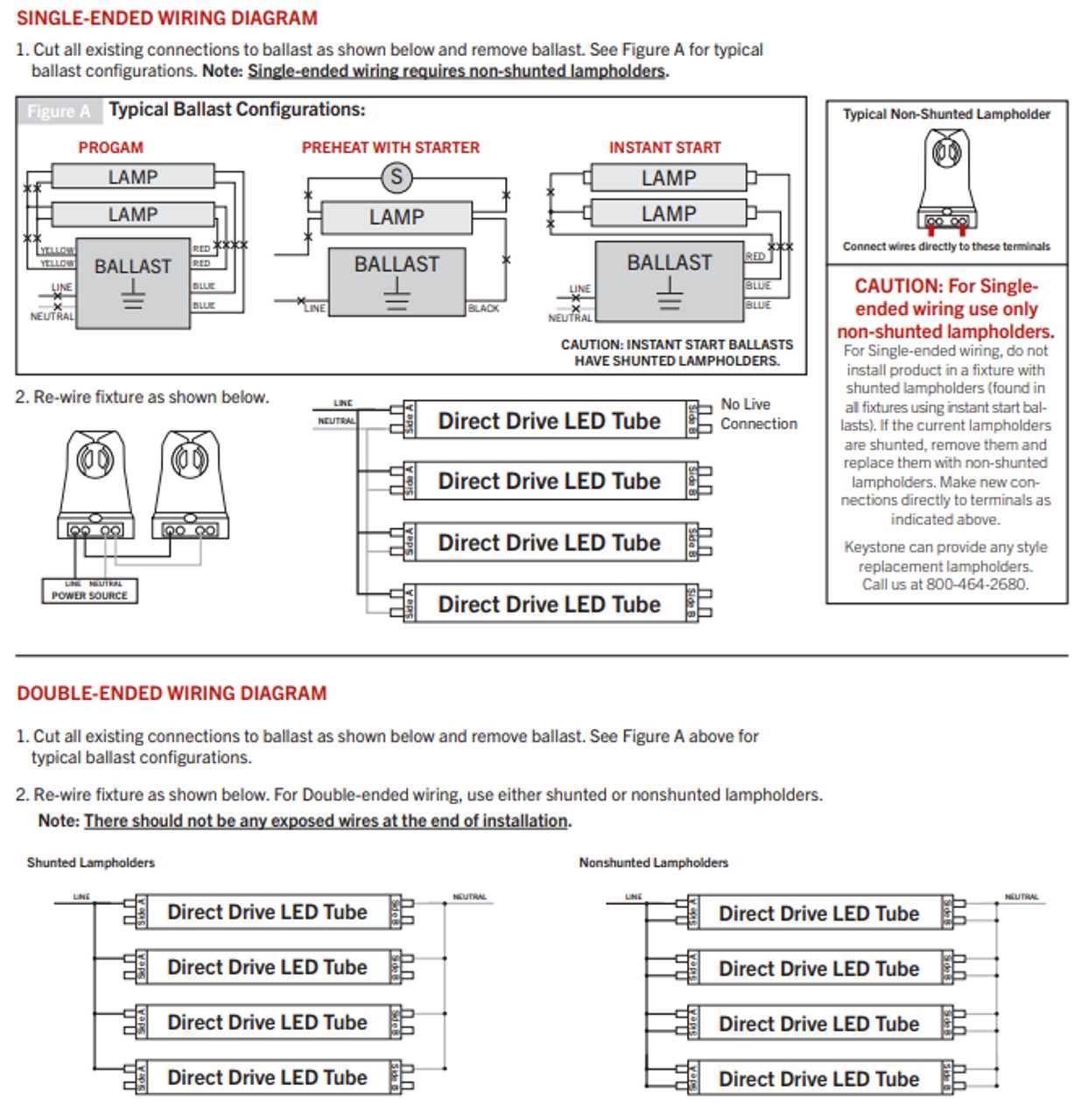 ballast bypass led t8 wiring diagram