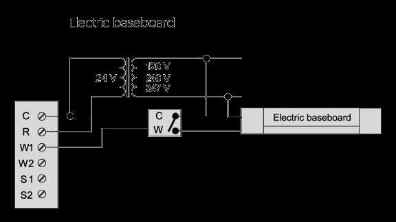 baseboard heat wiring diagram