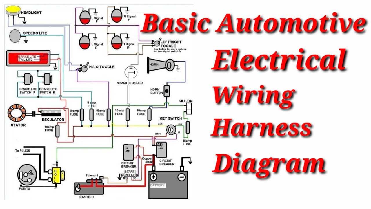 basic car battery wiring diagram