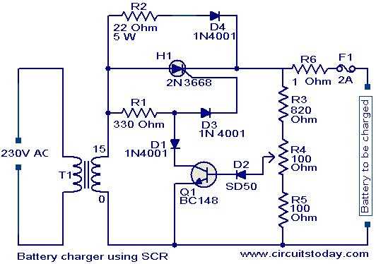 battery charger transformer wiring diagram