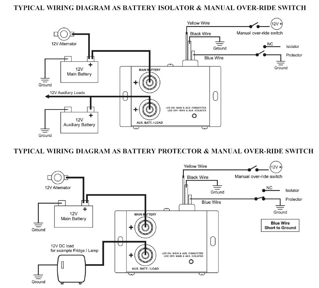 battery isolator wiring diagram