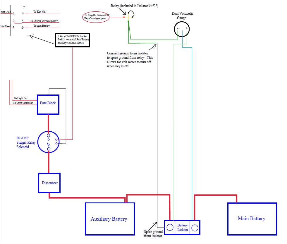 battery wiring diagram