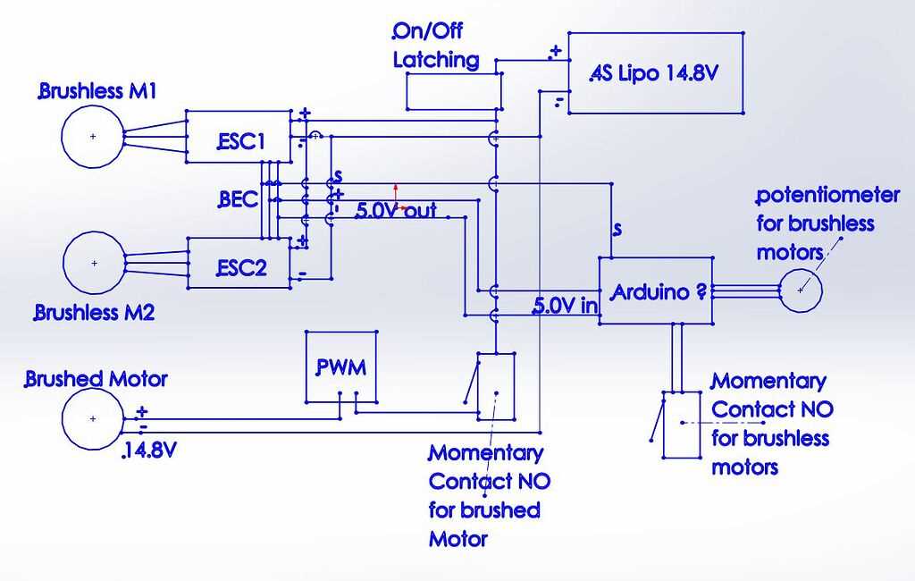 brushless motor wiring diagram