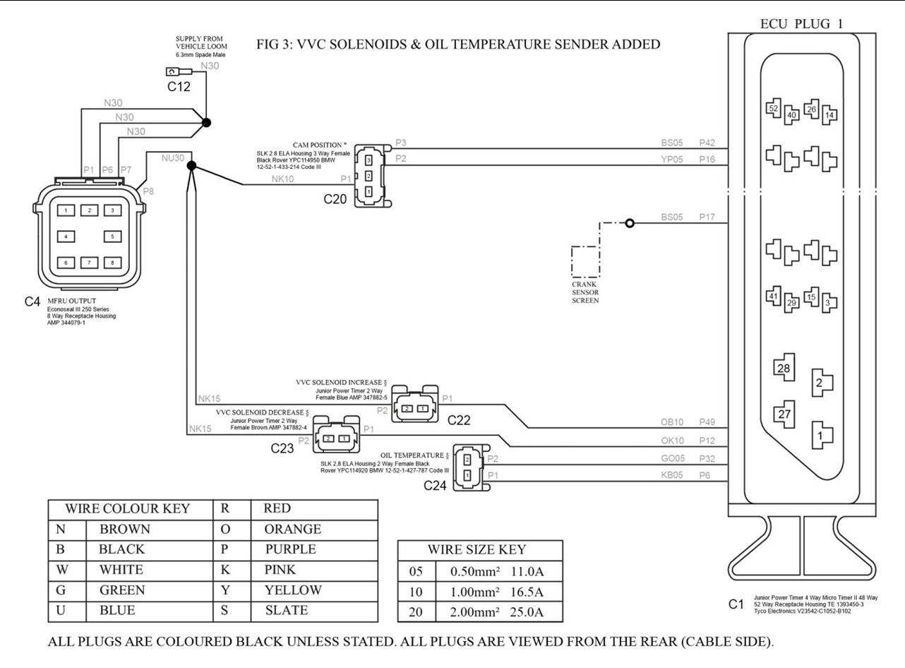 camshaft sensor wiring diagram