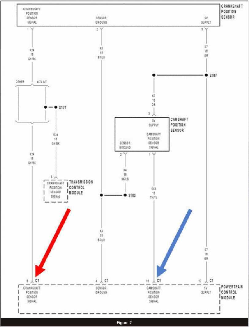 camshaft sensor wiring diagram