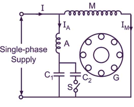 capacitor start capacitor run wiring diagram