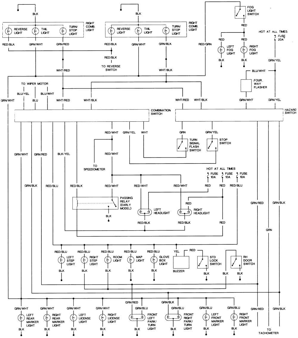 car dome light wiring diagram