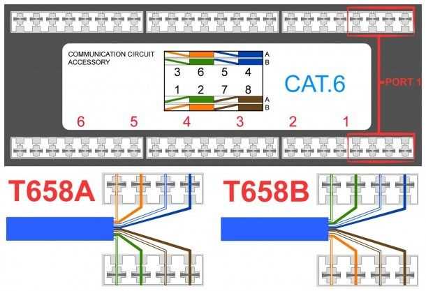 cat 6 jack wiring diagram