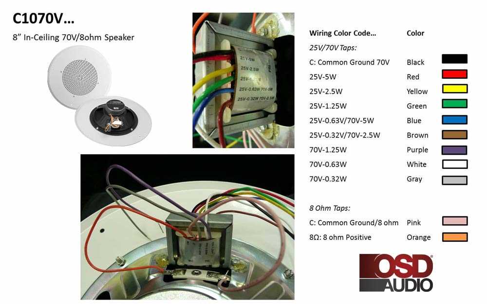 ceiling speaker wiring diagram